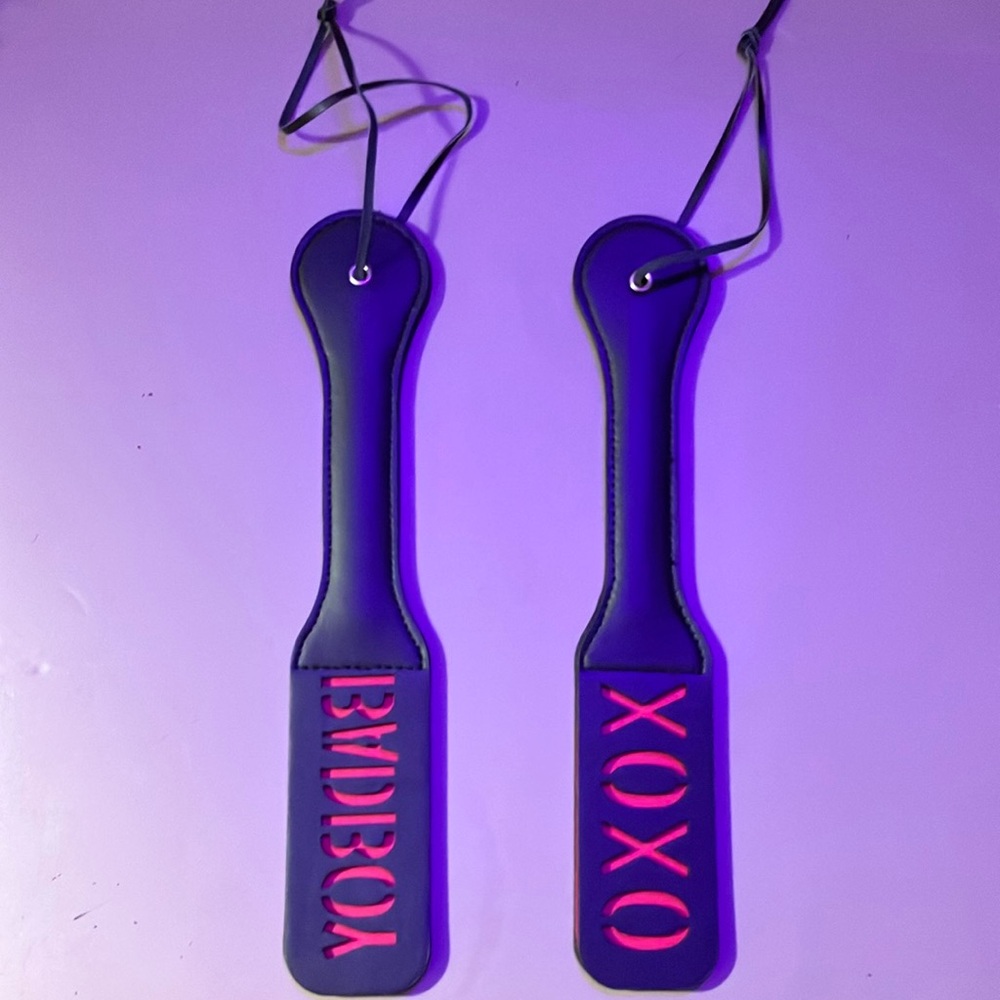Black and Pink Paddle Set